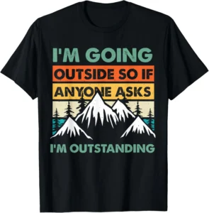 Outstanding Outdoors Hiking Mountaineering Vintage T-Shirt